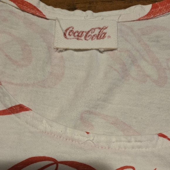 Vintage Coca Cola tank top all over Coke logo design Coca-Cola soda pop shirt 🔥 - Picture 3 of 4